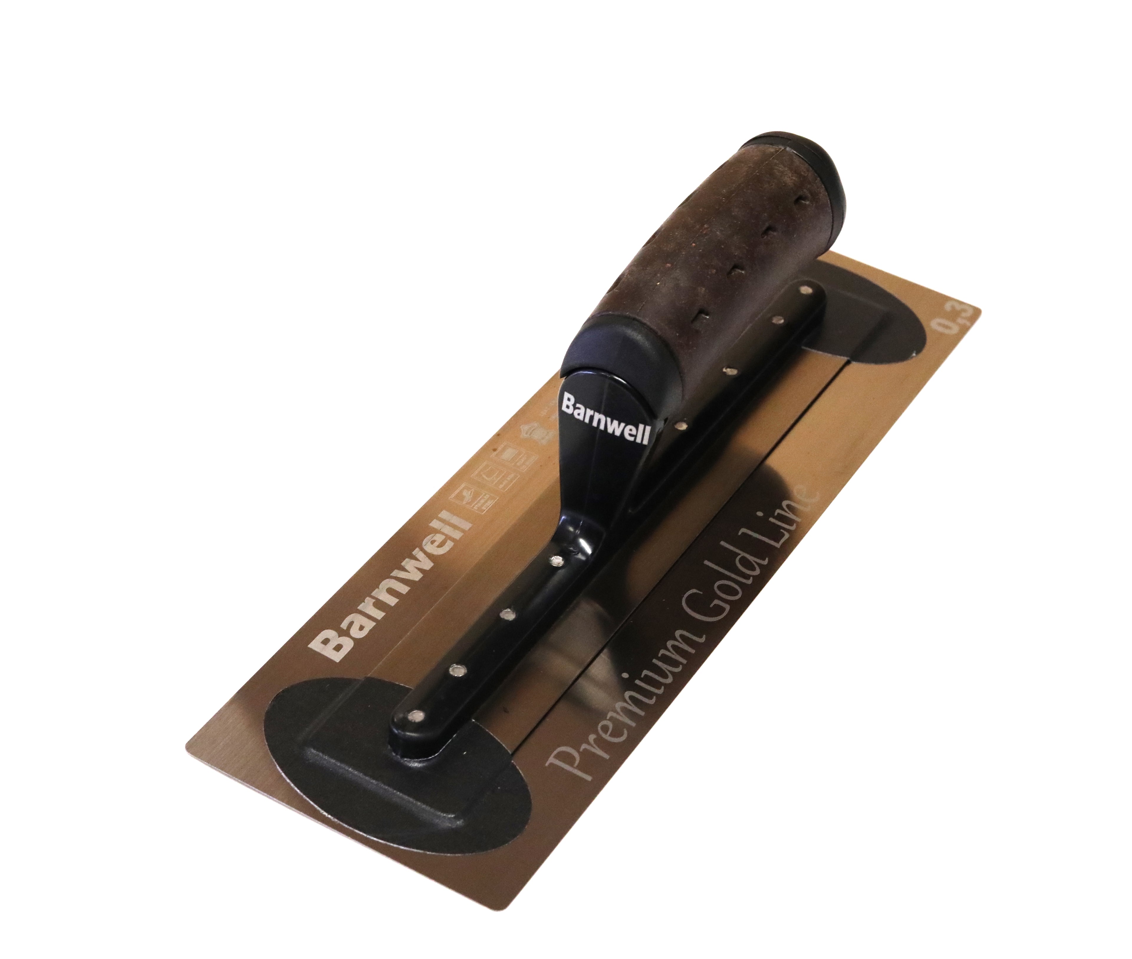Barnwell Premium Flexi Gold Finishing Plastering Trowel - Leather Handle