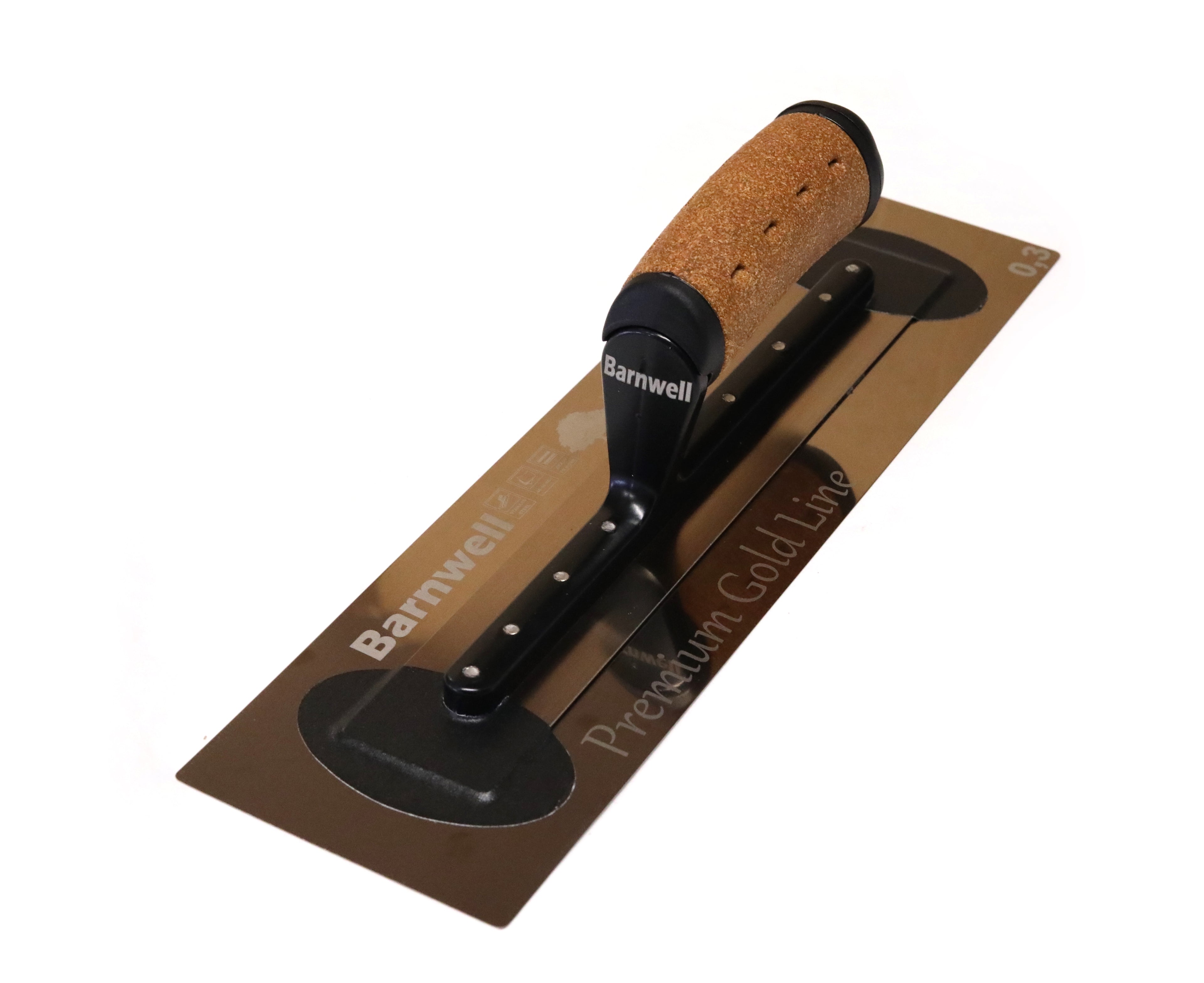Barnwell Premium Flexi Gold Finishing Plastering Trowel - Cork Handle