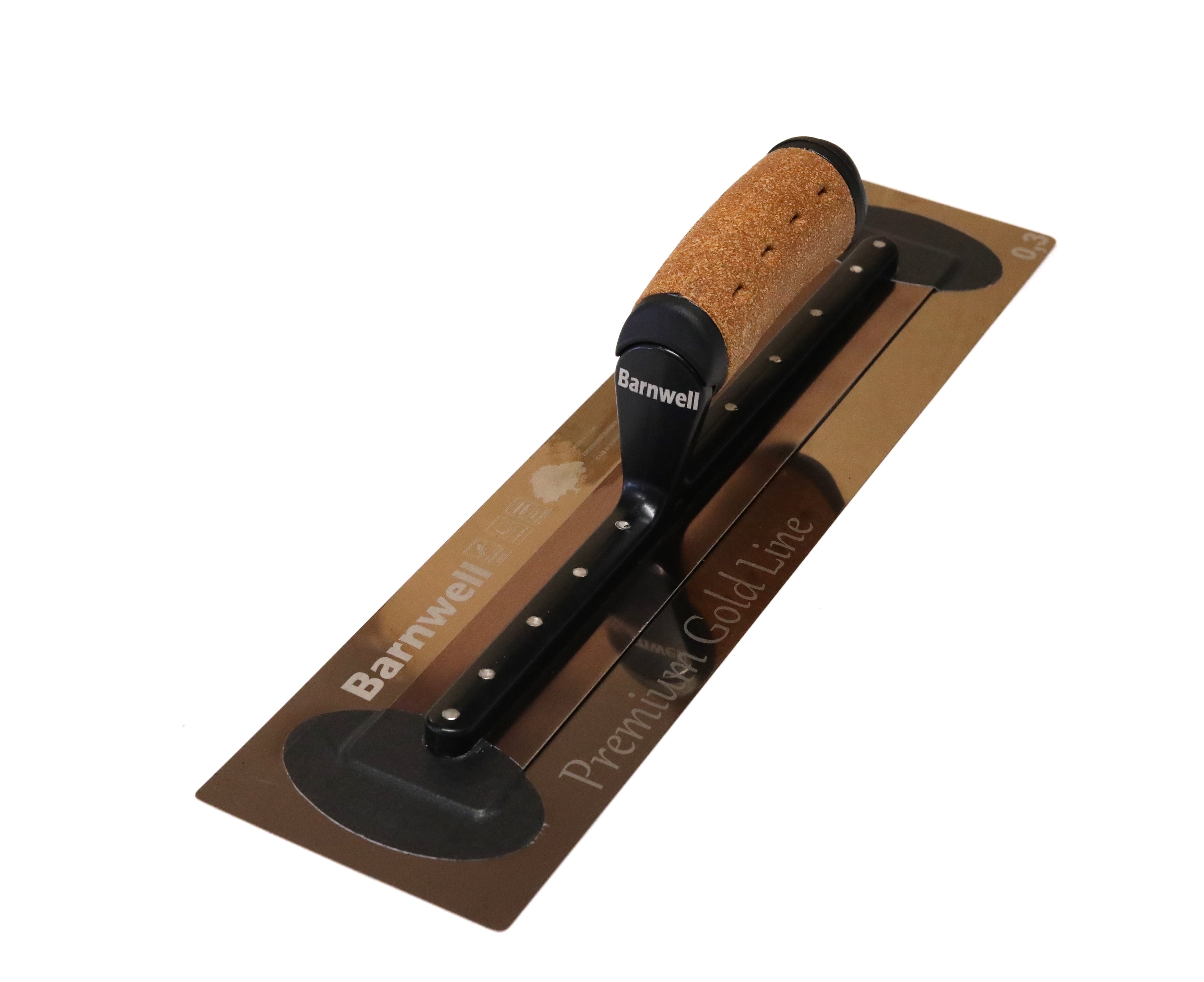 Barnwell Premium Flexi Gold Finishing Plastering Trowel - Cork Handle