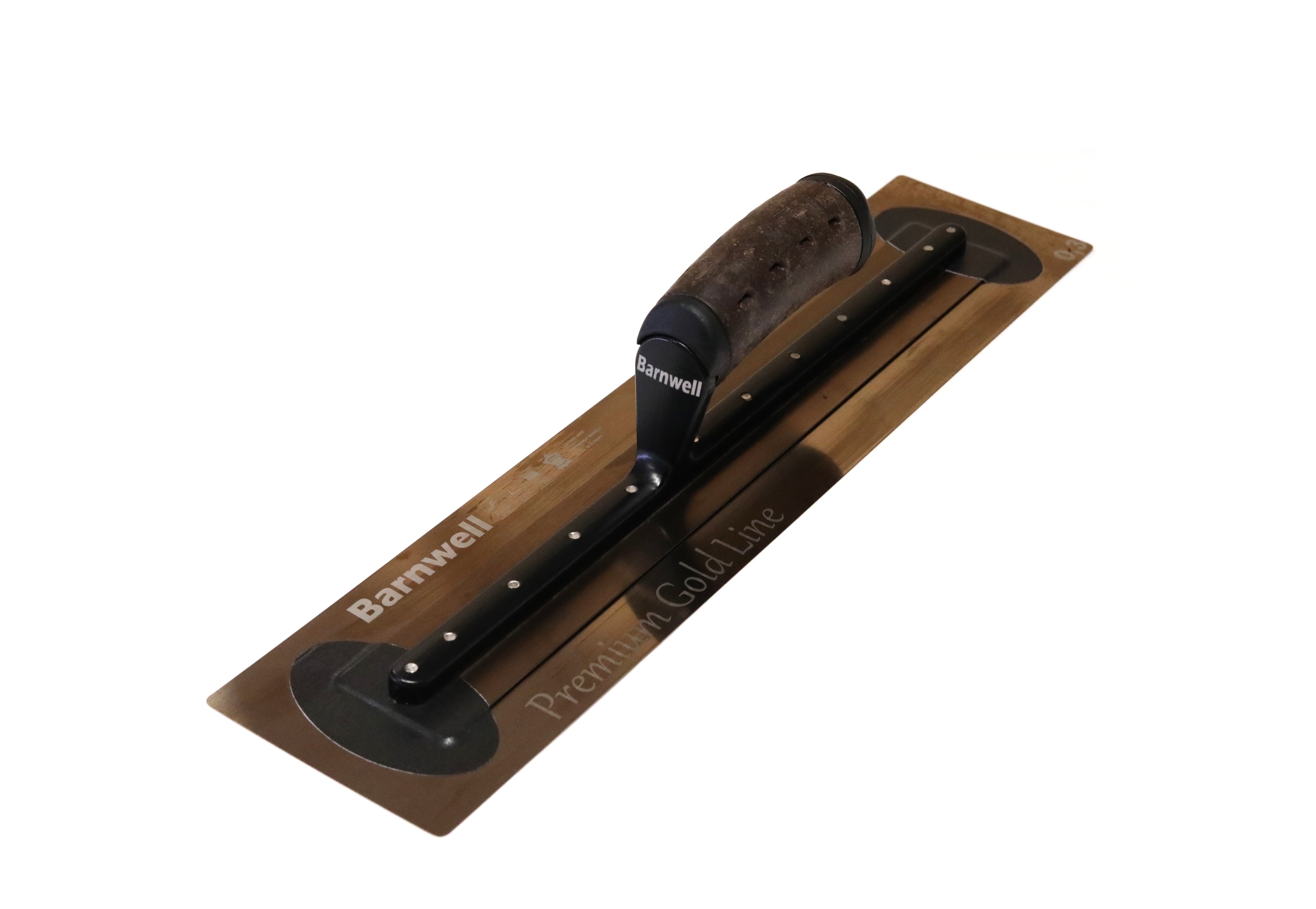 Barnwell Premium Flexi Gold Finishing Plastering Trowel - Leather Handle