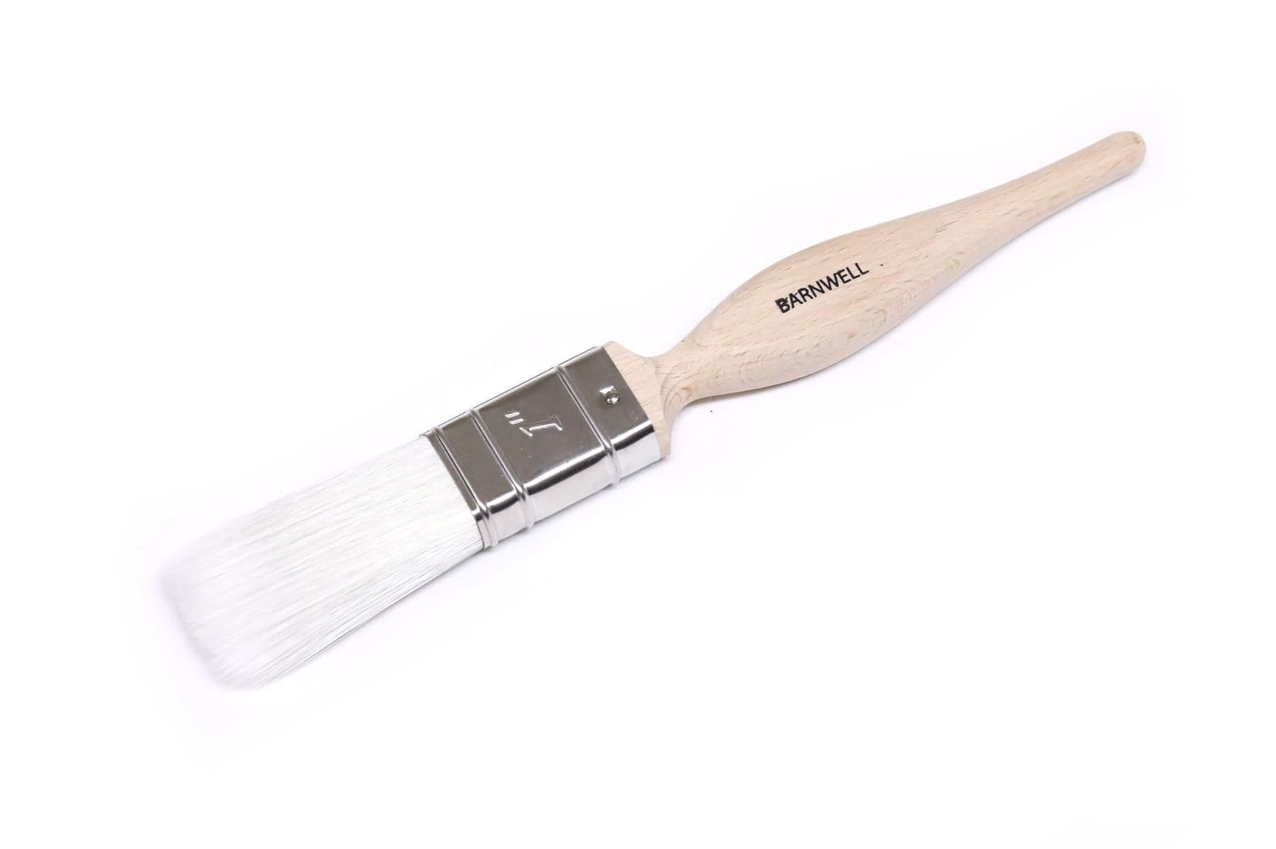 Barnwell 1" Silver Tipped Pure Synthetic Professional Paint Brush