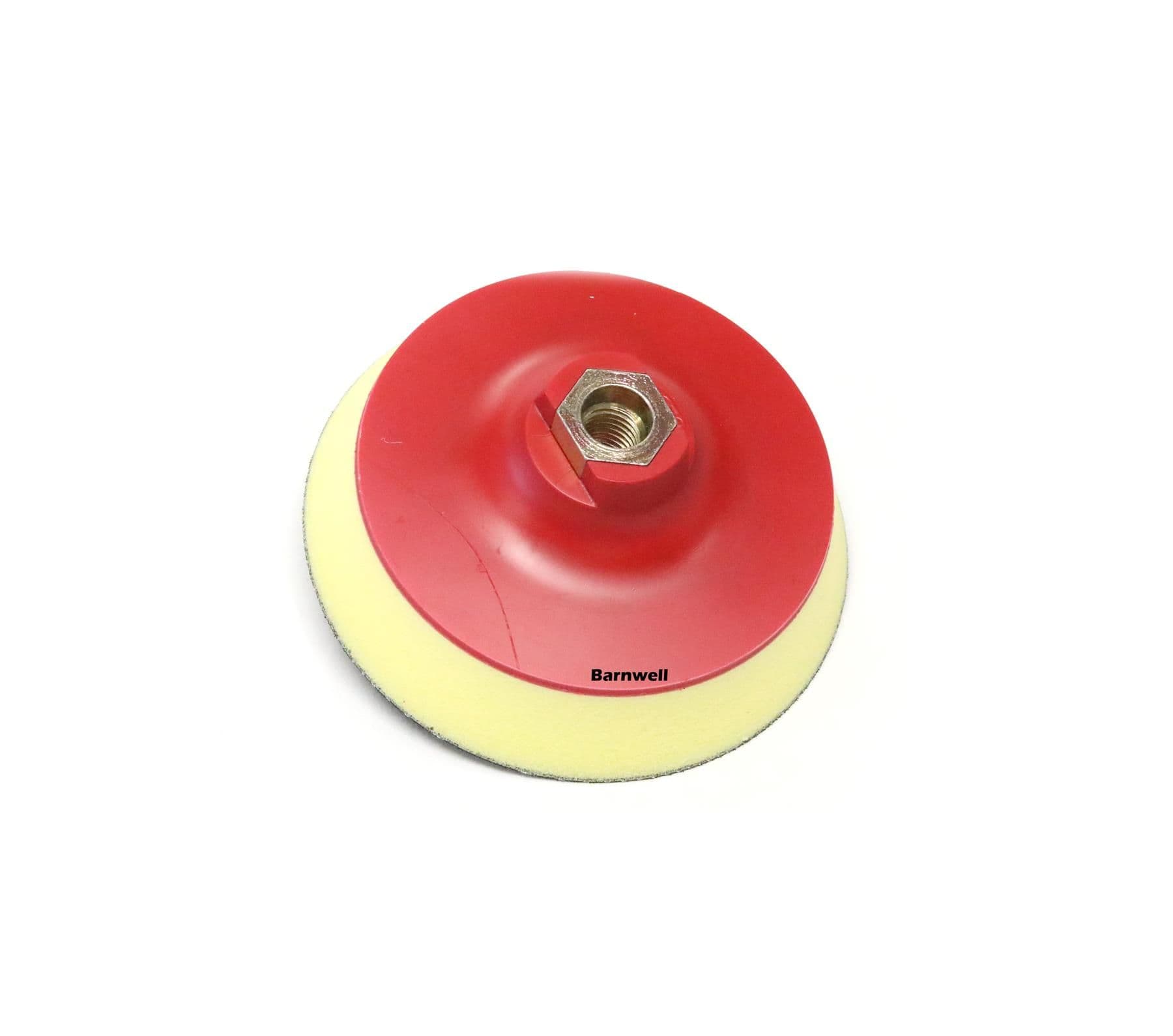 Barnwell 5" Soft Backing pad M14 (Yellow/Red)