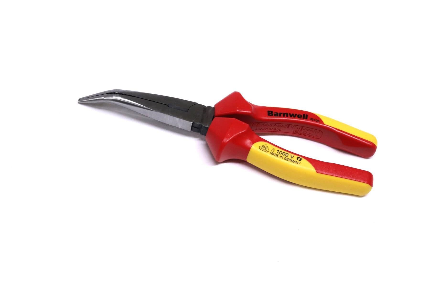 Barnwell Bent Long Nose 200mm 1000v VDE  Pliers