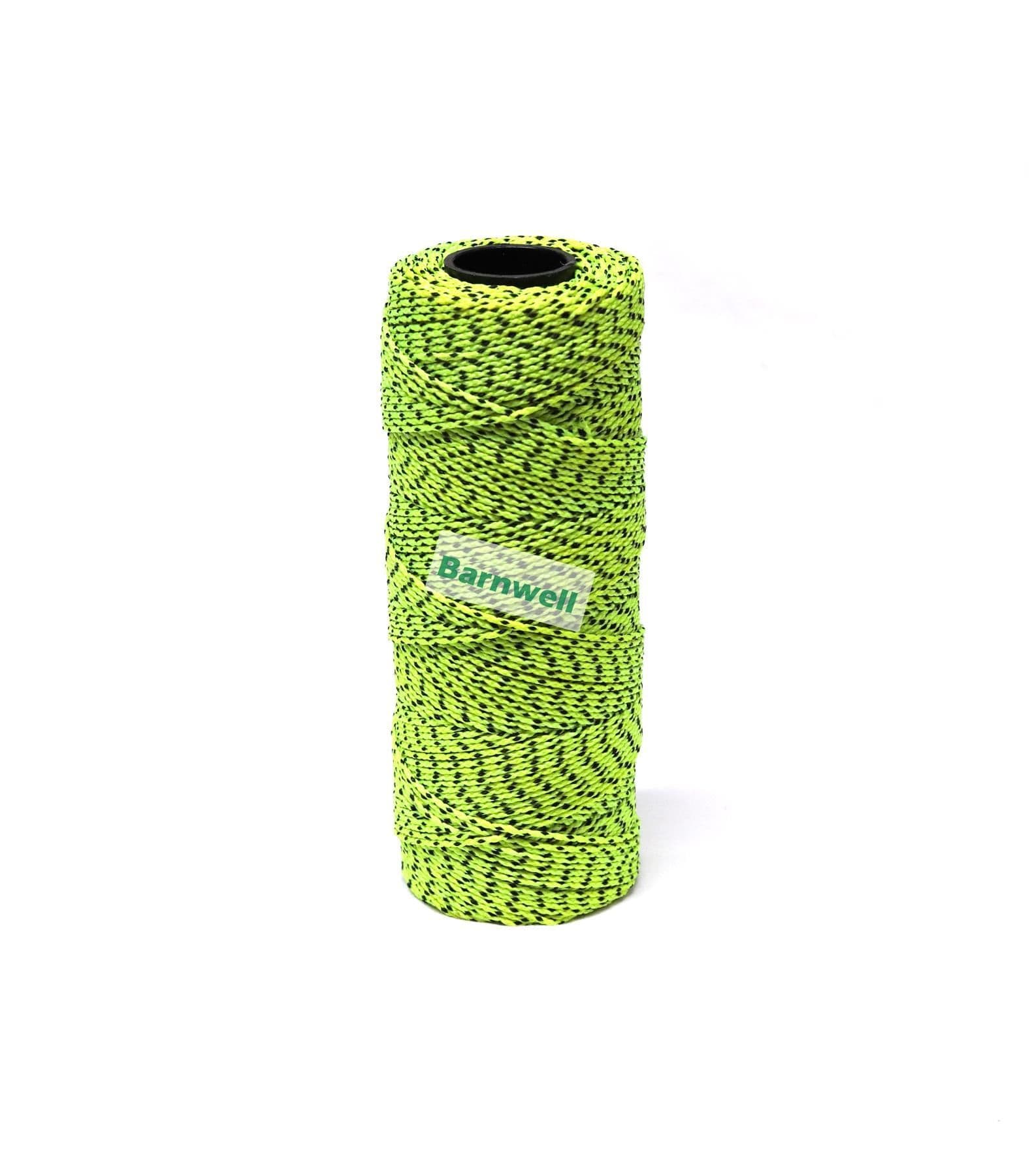 Barnwell Braided Nylon Yellow/Black 500ft 150m Builders Line