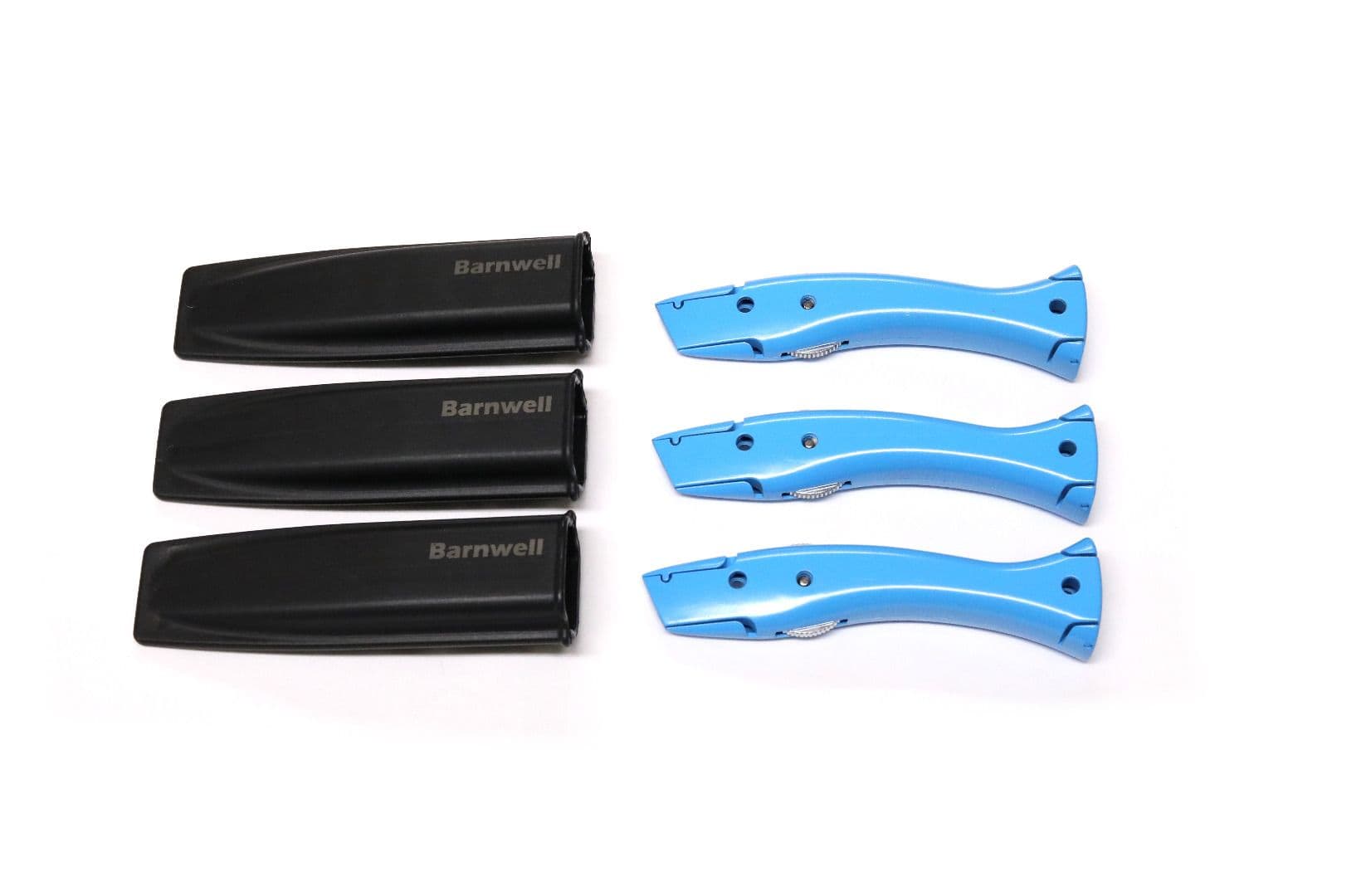 Barnwell Pack of 3 Blue Stingray Knife and Holster