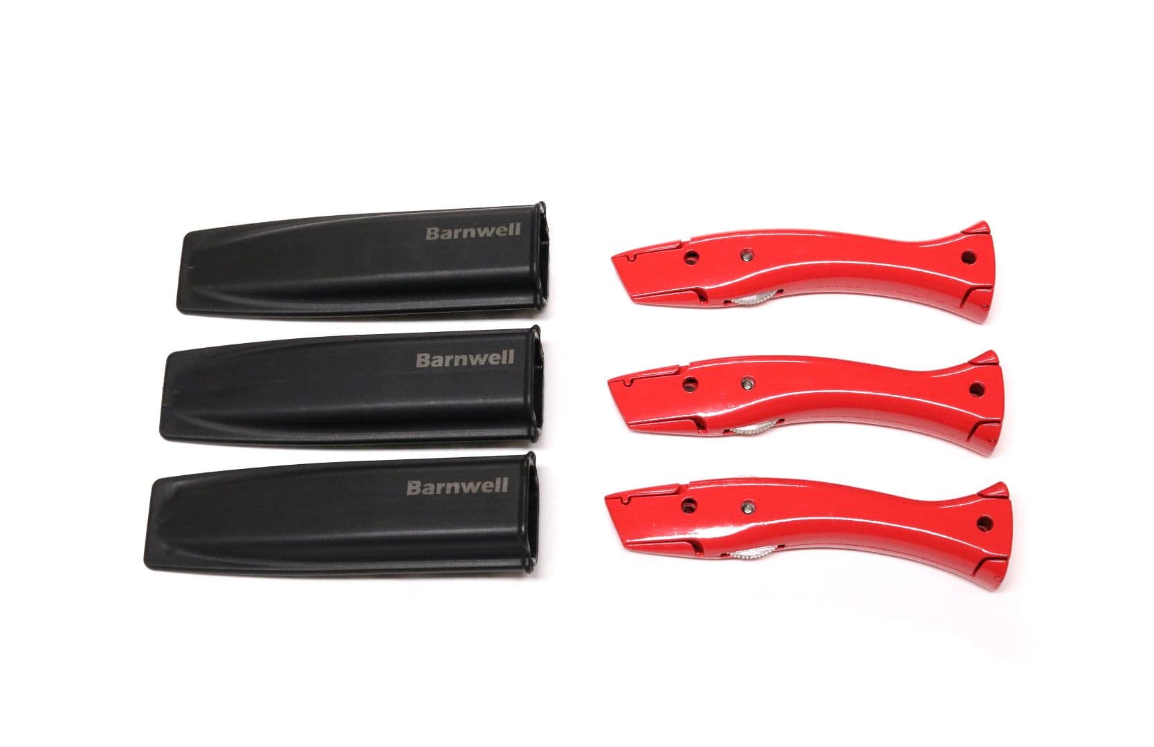 Barnwell Pack of 3 Red Stingray Knife and Holster