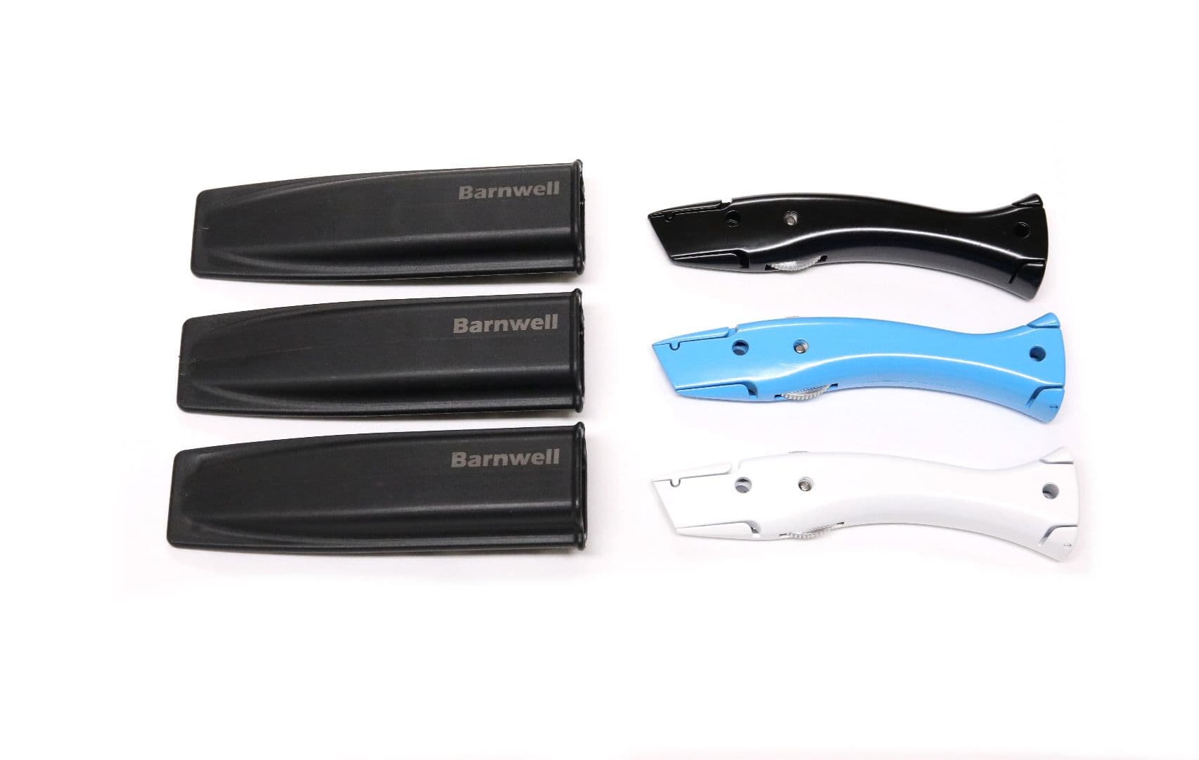 Barnwell Set of 3 Black, Blue, White Stingray Knives