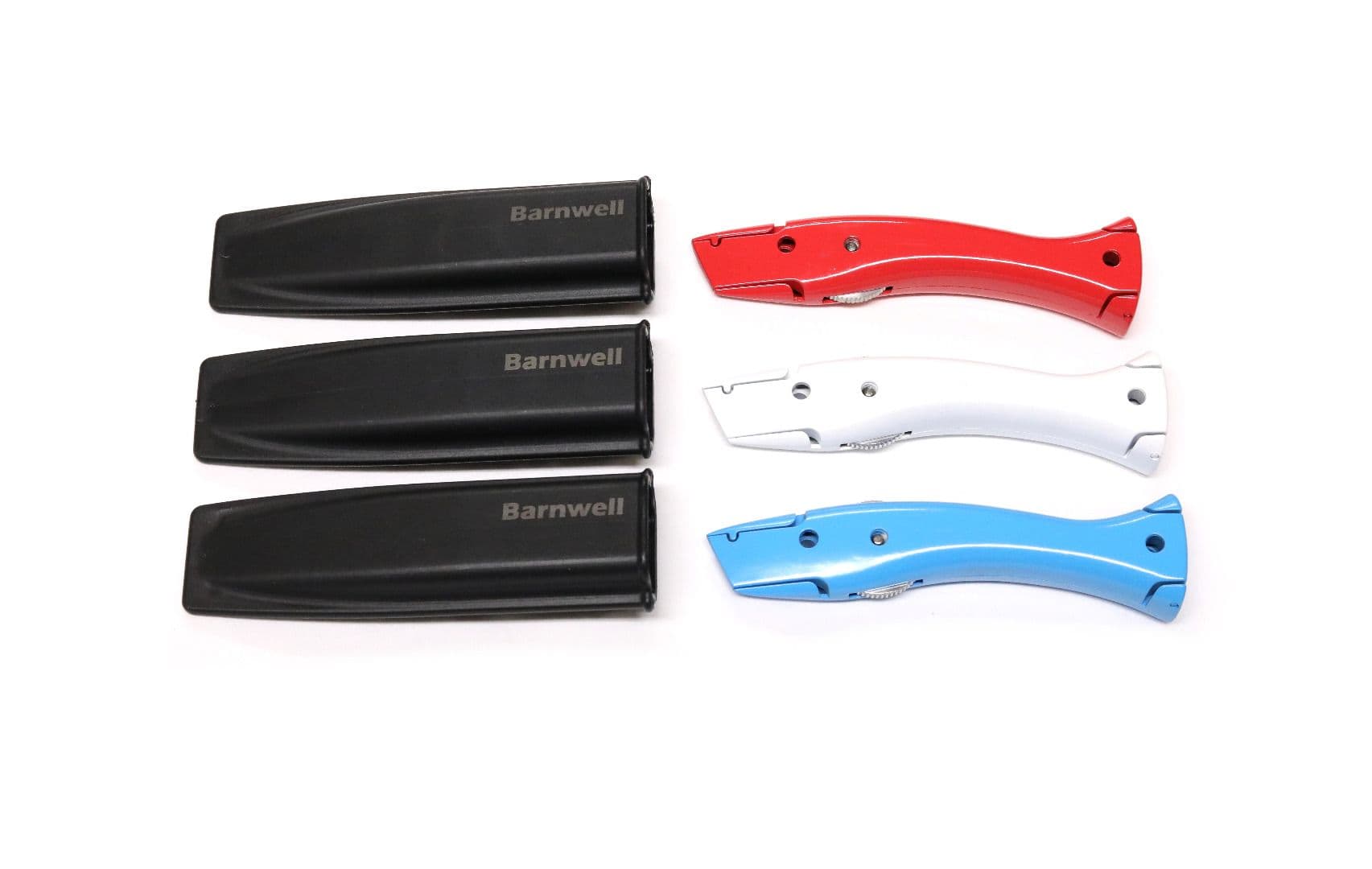 Barnwell Set of 3 Red, White, Blue Stingray Knives