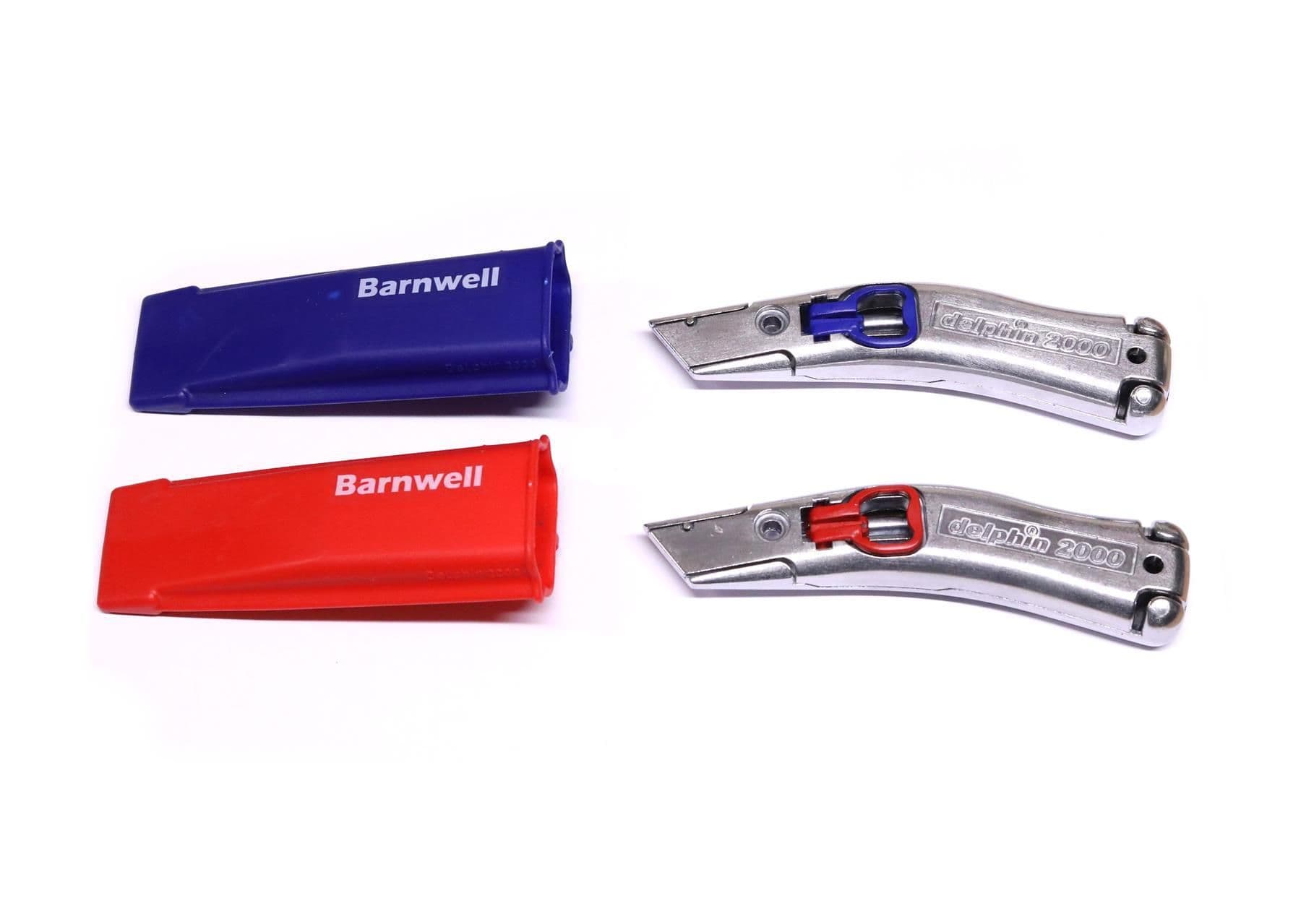 Barnwell Set of Blue and Red Dolphin 2000 Knives