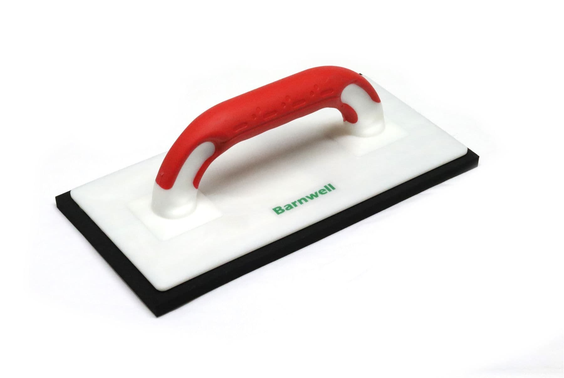 Barnwell Sponge Float Dense Rubber Black 11'' with Red Soft Grip Handle