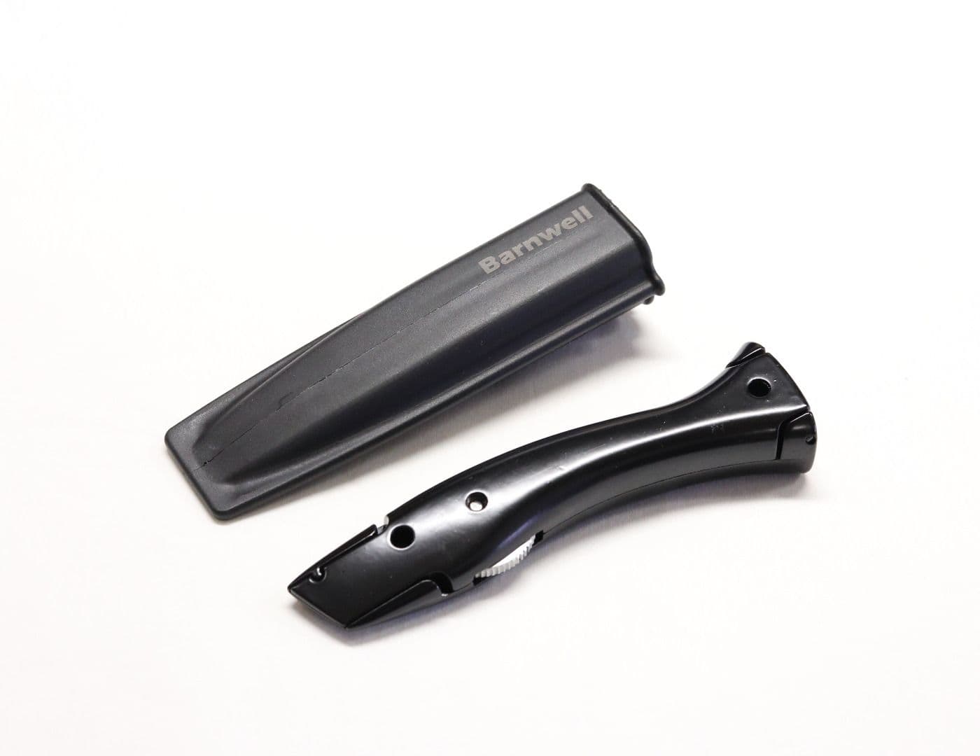 Barnwell Stingray Knife and Holster - Black