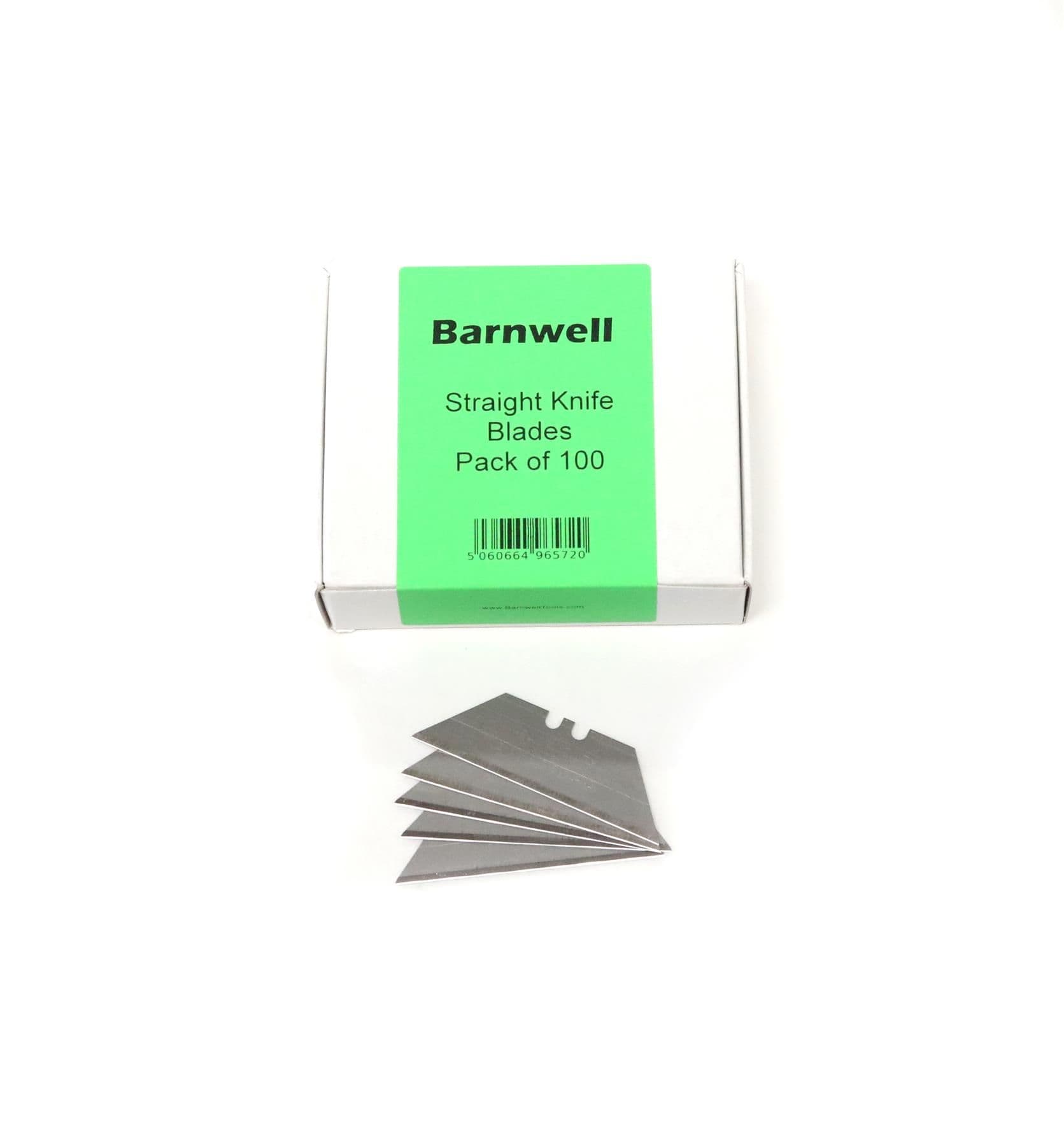 Barnwell Straight Knife Blades Pack of 100