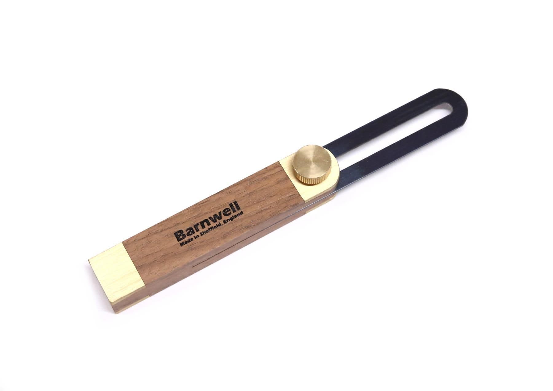 Barnwell Walnut Sliding Bevel 7 1/2" (190mm) with Brass Thumbscrew Lock