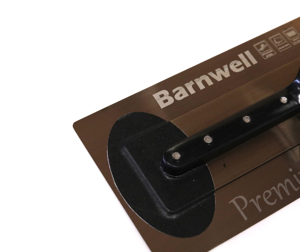 Barnwell Premium Flexi Gold Finishing Plastering Trowel - Leather Handle