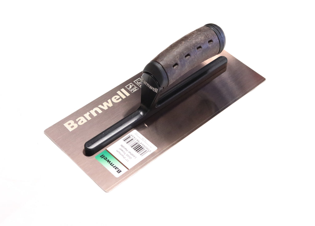 Barnwell Premium STIFF Gold Plastering Trowel Leather Handle
