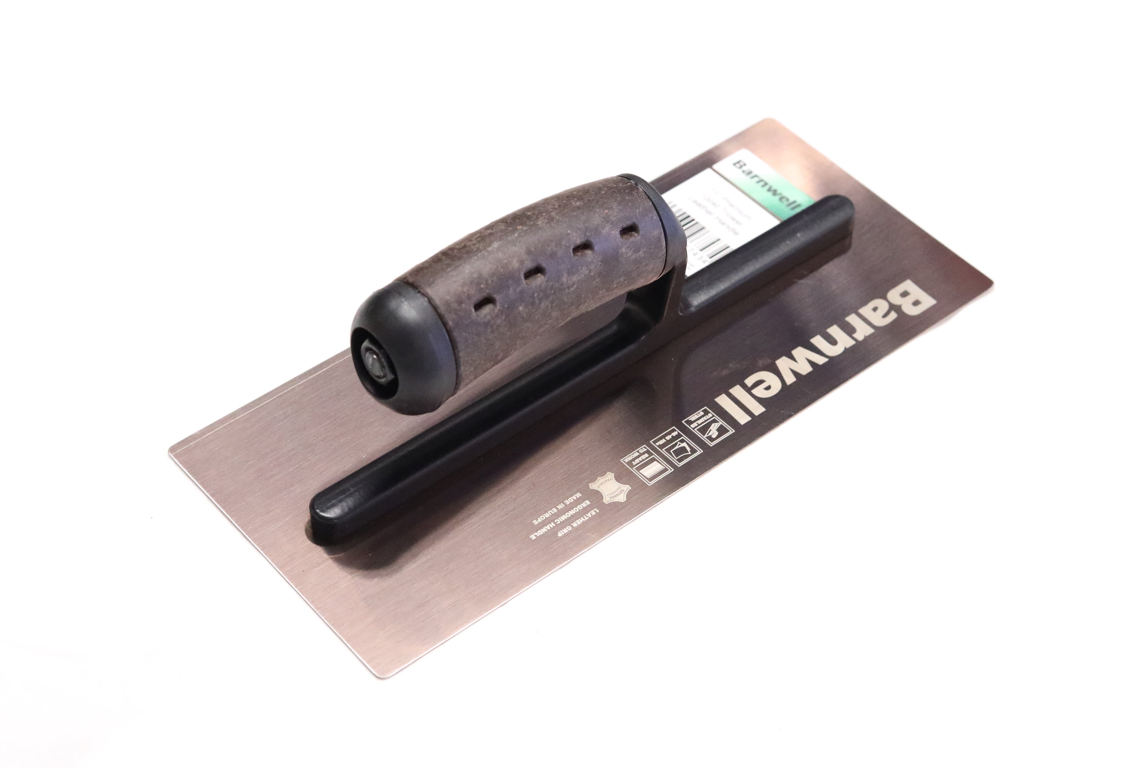 Barnwell Premium STIFF Gold Plastering Trowel Leather Handle