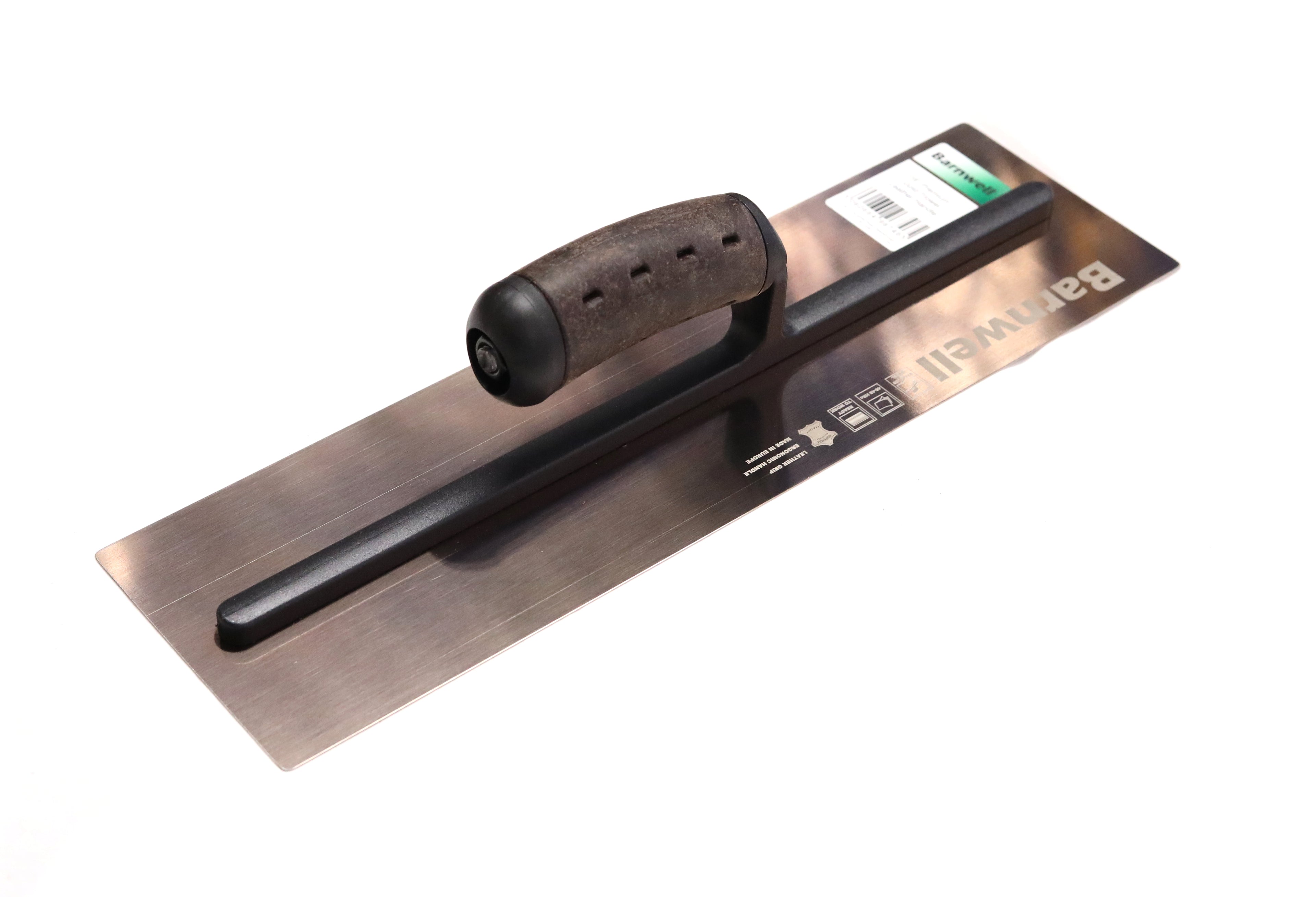 Barnwell Premium STIFF Gold Plastering Trowel Leather Handle