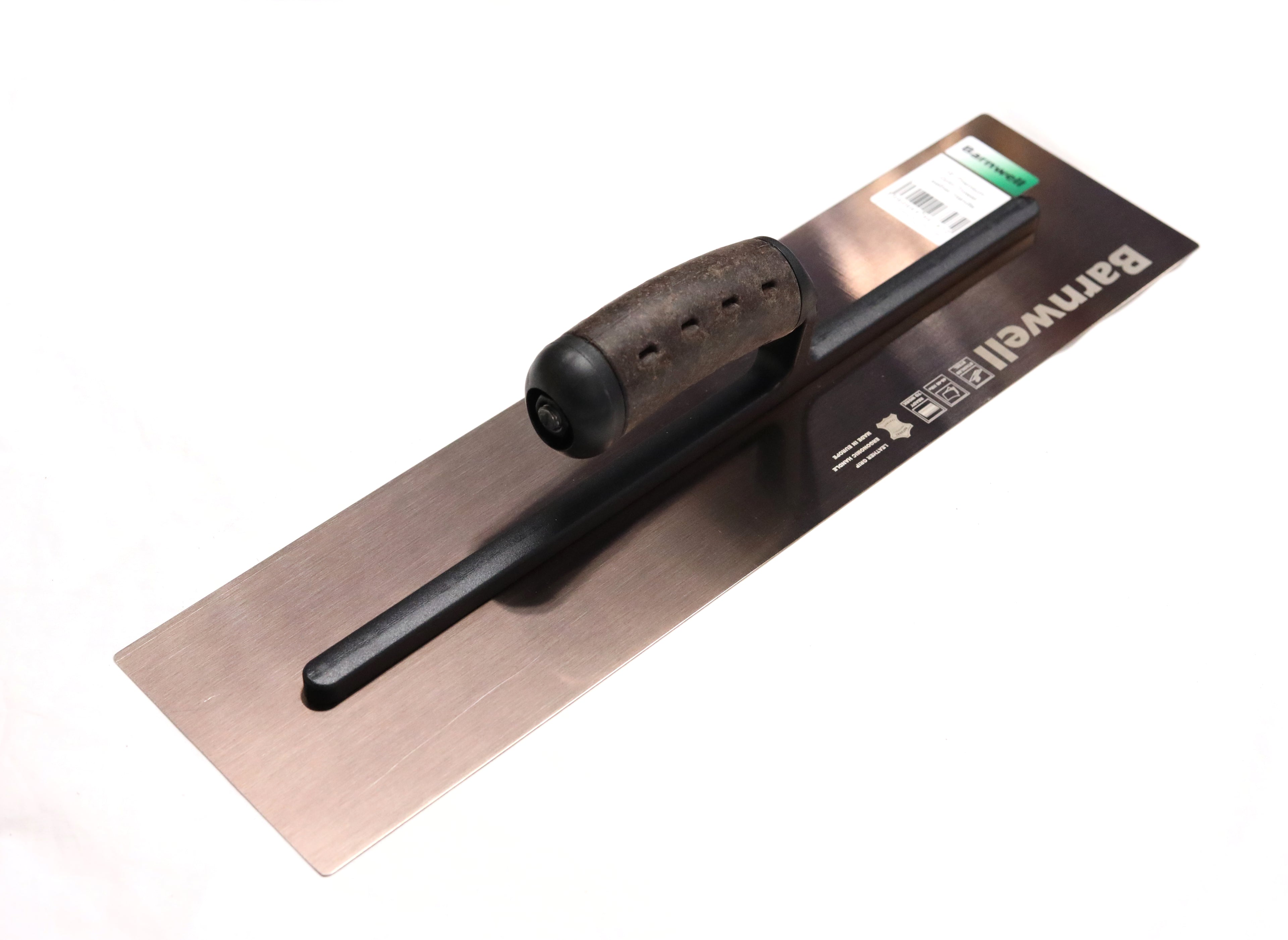 Barnwell Premium STIFF Gold Plastering Trowel Leather Handle